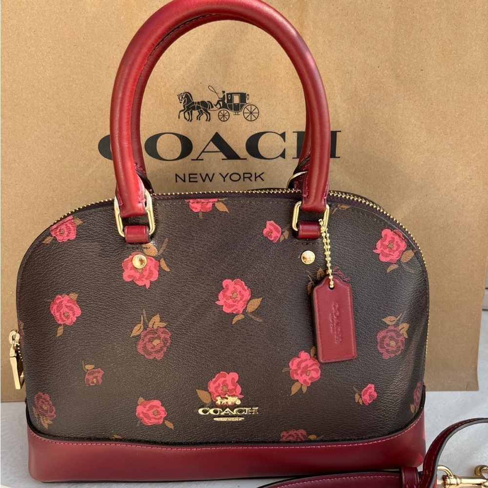 Coach Mini Dome Roses Crossbody ( Limited Edition )